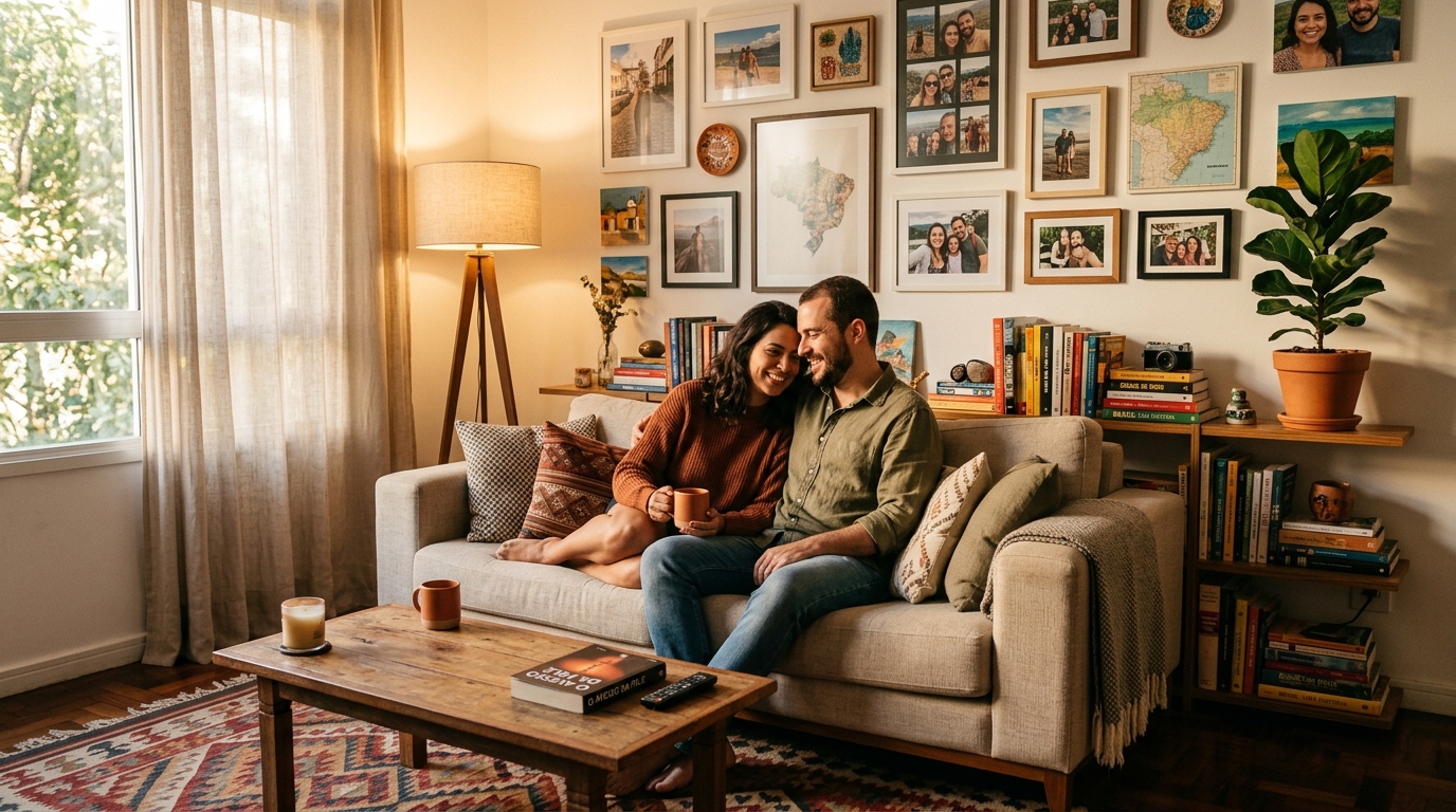 Decoração afetiva transforma imóveis alugados em lares